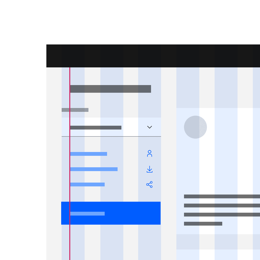 Do not take type off of the column structure to achieve alignment.